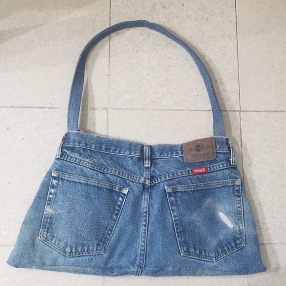 Wrangler Handbags - Handmade Wrangler Jeans Denim Bag